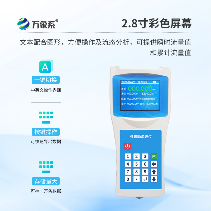 流速流量測(cè)量的好幫手，超聲波多普勒流速儀！